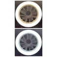 thumbnail image 7 of Yoofe Ceiling Fans with Lights and Remote,3 Colors 3000K-6500K Dimmable LED Light Bulb Fan Screw in Ceiling Fan for Bedroom,Kitchen,Storage Room,Wireless Small Ceiling Fans with Lights-Yellow, 7 of 7