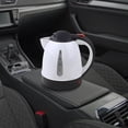 thumbnail image 2 of 12V Electric Kettle for Cars, 1000ml Heated Water Coffee Pot, Fast Boiling Tea Kettle with Handle, Spill-Resistant Travel Water Heater with Cigarette Lighter Plug for Sedan SUV Truck, 2 of 5