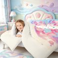 thumbnail image 4 of Manfei 3D Print Axolotl 7 Pieces Full Size Bedding Sets,Watercolor Animals Pattern Full Size Bed in a Bag,Polkadot Reversible, 4 of 7
