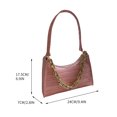 thumbnail image 3 of Amvlyk One Shoulder Crossbody Bag Leather Large Capacity Multi Compartment Women Bag, 3 of 3