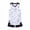 Z15-White, variant on Kids Basketball Jersey Tank Top Shorts Set Sleeveless 2 Piece Summer Athletic Outfit Breathable Sport Playwear For Toddler Little Boys
