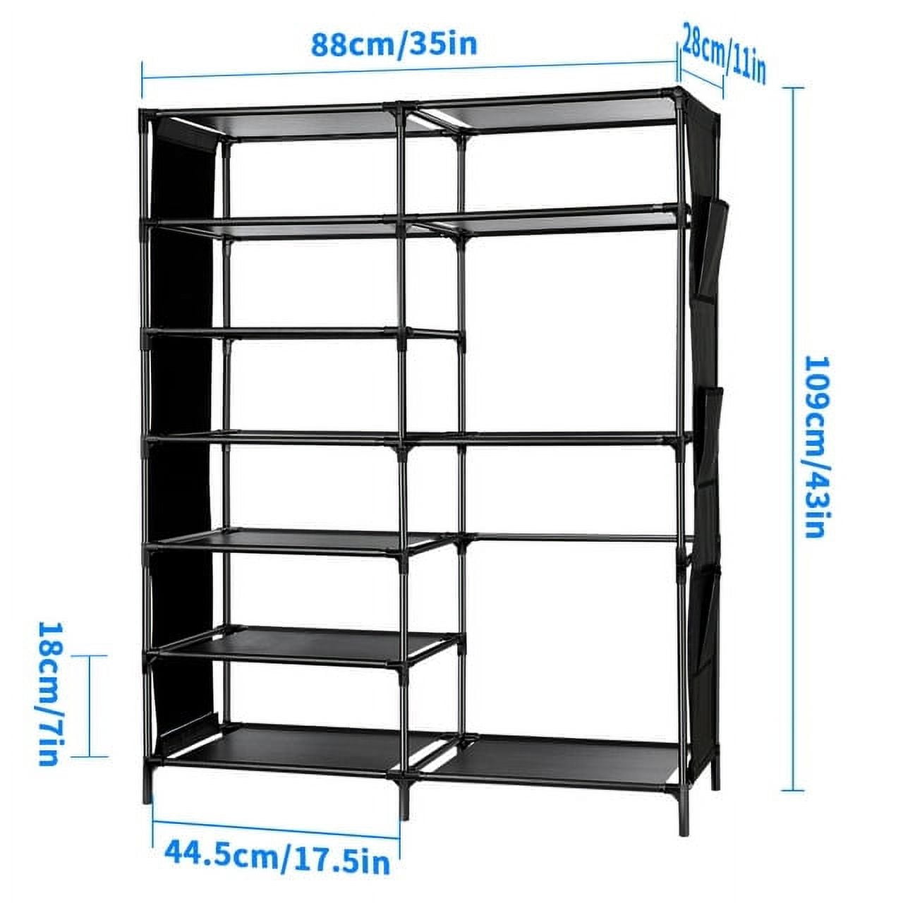 Stackable Single Shoe Rack Black - Room Essentials™