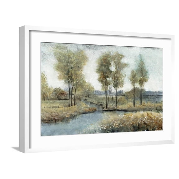 Art.com Stream Side I Art Print by Tim O'toole, White Frame Wall Art, 29" x 21"