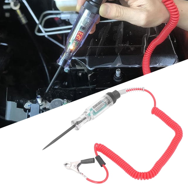 Probador De Circuito Automotriz Digital LED, Probador Eléctrico Automático, Bolígrafo, Voltímetro, Amperímetro, Ohmímetro Para Diagnóstico Automotriz