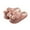 Pink, variant on House Slippers for Women Memory Foam Slip On Suede Bow Shoes Fuzzy Indoor And Outdoor Couples Festive Womens Slippers