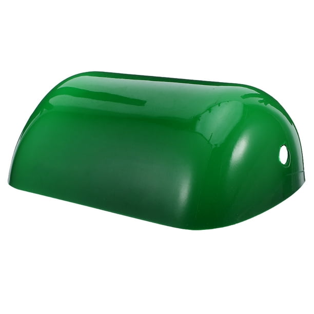 1pc retro escritorio lámpara cubierta de cristal lámpara de mesa accesorio antiguo verde pantalla