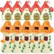thumbnail image 4 of Micro Landscape Decoration 14Pcs Tiny House Ornament Miniature Resin House Figurines For Living Space Indoor Decoration Craft, 4 of 5