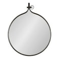 thumbnail image 3 of Kate and Laurel Yitro Round Wall Mirror, 30 x 37,  Bronze, Decorative Versatile Rustic Wall Decor, 3 of 8