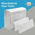 thumbnail image 2 of Perfect Stix White MultiFold Paper Towels- Pack of 2-250ct. Total 500 Towels, 2 of 4