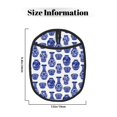 thumbnail image 3 of Pofeuu Blue Vases Print Silicone Pot Mat Mitten With Hanging Loop Heat Resistant Oven Mitts Non-Slip Bbq Baking Smoking Potholders, 3 of 7