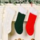 thumbnail image 3 of Ounissouiy Accesorios de calcetín de Navidad diseño de escena interior Prop decoración colgante tejer calcetines de Navidad bolsa de regalo decoración Kits de decoración para fiestas Verde Ounissouiy HA068304-01, 3 of 6