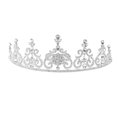 thumbnail image 1 of Moda Boda Novia Cristal Tiara Boda Corona Velo Accesorio para el cabello Plata Zulema Venda de la boda, 1 of 8