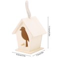 thumbnail image 4 of 2Pcs Outdoor Hanging Wooden Birdhouse Birds Nesting Box Crafts Ornament Garden Decoration, 4 of 4