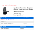 thumbnail image 2 of Speedometer Transmitter - Compatible with 2004 - 2009, 2011 - 2013 Mazda 3 2005 2006 2007 2008 2012, 2 of 2