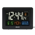 thumbnail image 3 of Baldr Atomic Alarm Clock - Digital Clock with Large Display, Calendar, Indoor Temperature, Humidity, Dimmable Backlight, 3 of 3