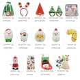thumbnail image 4 of De Juguetes Para Fiesta De Navidad Para Niños, Rompecabezas De Navidad, Marionetas De Mano, Sombrero De Navidad, Diadema, Regalos Para Niños Y Adultos 14 Uds. Kearding AP005904-00, 4 of 6