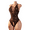 Black, variant on Women's Elegant Lace Trim Comfort Bodysuit For Women Flattering Contour Fit Lingerie One Piece Red XL