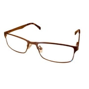 Tony Hawk Mens Light Brown Rectangle Metal Eyewear Frame 507.  #1   53mm
