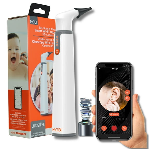 Mobi E-Health & Saftey Otoscope Jr. Otoscope Wi-Fi avec partage app