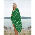 thumbnail image 2 of Lucky Shamrock, Beach Towels Oversized Super Absorbent, St. Patrick's Day Irish Clover Green Lightweight Bath Towel Quick Dry Sets For Bathroom/Pool/Rv Camping/Beach Play/Gym Room/Picnic 31"x62", 2 of 8
