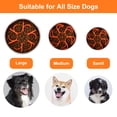 thumbnail image 4 of Comedero lento para perros Anipaw, silicona en espiral, con 36 ventosas, 4 of 7