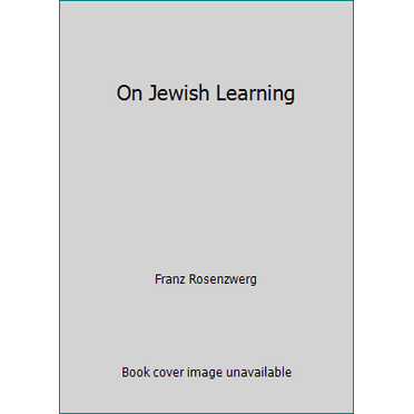 Pre-Owned On Jewish Learning (Paperback) 0805208437 9780805208436