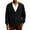 Black, variant on Mens Cardigan Sweater V Neck Button Down Ribbed Knit Cardigan Long Sleeve Plaid Fashion Big and Tall Jacket Winter Casual Lightweight Sweaters for Men, Earthy Yellow S