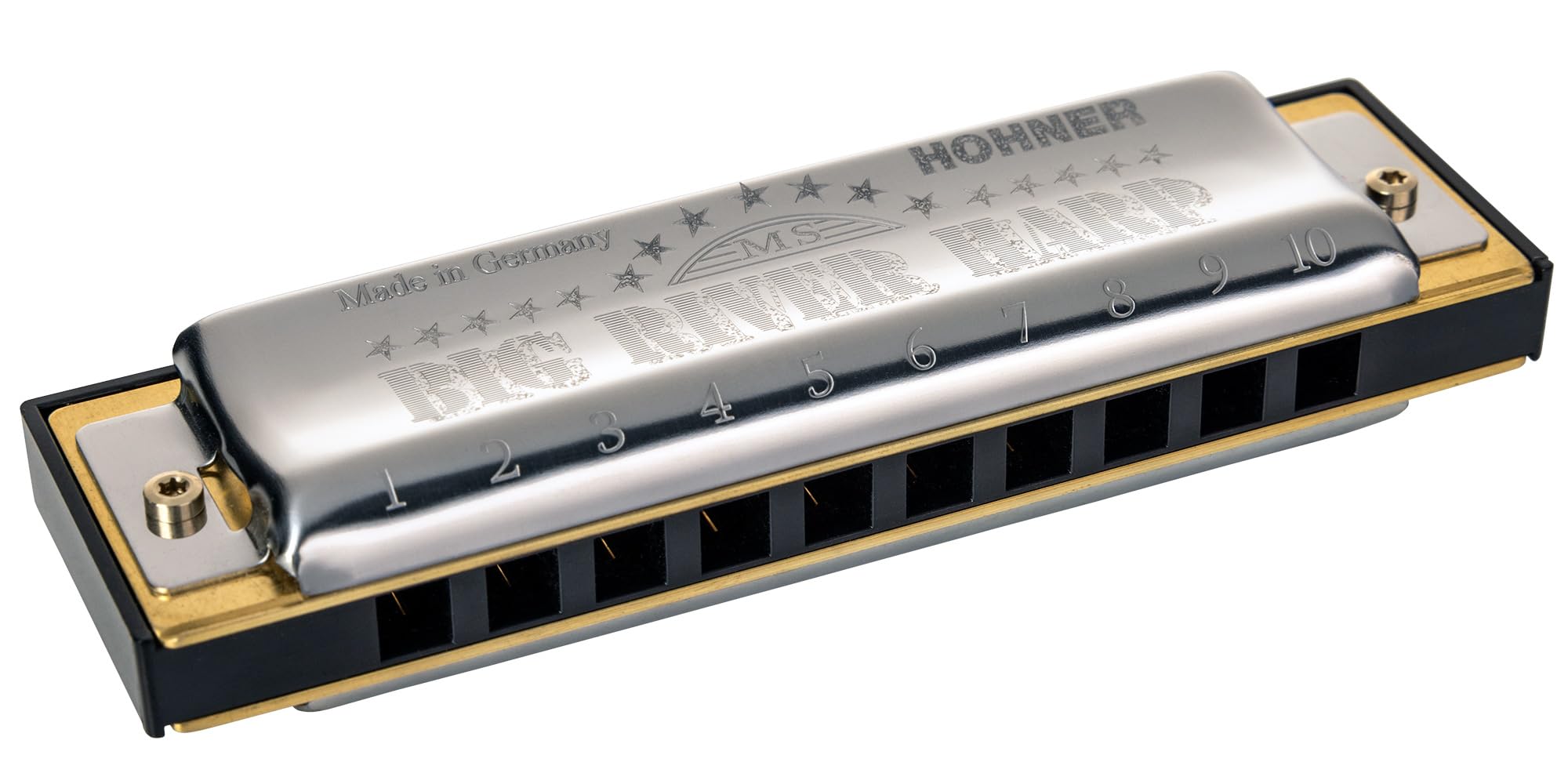 Hohner Big River Harmonica - Key of C w/ Instructional Manual