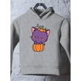 thumbnail image 3 of Cute Spookitty Pumpkin Costume Hoodie Toddler -Image by Shutterstock,  4 Toddler, 3 of 4