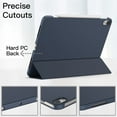 thumbnail image 3 of JETech Case for iPad Air 11-Inch M3/M2 (2025/2024), iPad Air 5/4 (2022/2020 5th/4th Generation 10.9-Inch), Protective Hard Back Shell Soft-Touch Tablet Stand Cover, Auto Wake/Sleep (Navy), 3 of 7