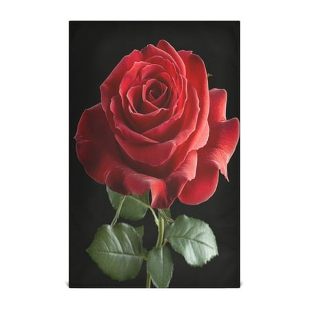 

Kitchen Towel 28x18 Inches x4，Plate Towel Decorative Towel Napkin Tea Towel Tea Towels For Kitchen Dish Cloths & Dish Towels A Red Rose