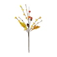thumbnail image 2 of Dongrere 1 Pc Artificial Fall Floral Pick, Faux Autumn Harvest Maple Leaf, Fake Acorn Pumpkin Berry Branch for Vase Home Farmhouse Thanksgiving Table Decor, 16.5 Inch, 2 of 6
