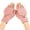 60# Pink, variant on Winter Fingerless Convertible Warm Half Finger Mitten Gloves Flip Top, Knitted Clamshell Gloves for Women Beige