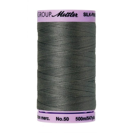 Silk-Finish Solid Cotton Thread, 547 yd/500m, Old Tin, Both solids and multi's are perfect for all your quilting, sewing and long arm cotton needs By