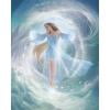 Cuadros Decorativos Angel Girl pintura al óleo por números DIY pintado a mano sobre lienzo arte de pared (B1183) Likrtyny embutido en tela