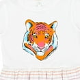 thumbnail image 4 of Inktastic Tiger Head Girls Toddler Dress, 4 of 5