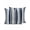 Navy Blue Gray, variant on Outdoor Pillows Waterproof, Navy Blue Pink Striped Bedding Throw Pillows with Insert for Couch Sofa Bed, Modern Minimalist Ombre Lines 12x20 Inch Pillowcases Decorative Camping Patio Pillow Set of 1