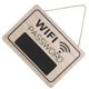 thumbnail image 3 of Wifi Sign Wifi Password Sign Wood Door Sign Wifi Password Pendant for Door, 3 of 4