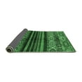 thumbnail image 2 of Ahgly Company Indoor Rectangle Abstract Emerald Green Modern Area Rugs, 4' x 6', 2 of 4