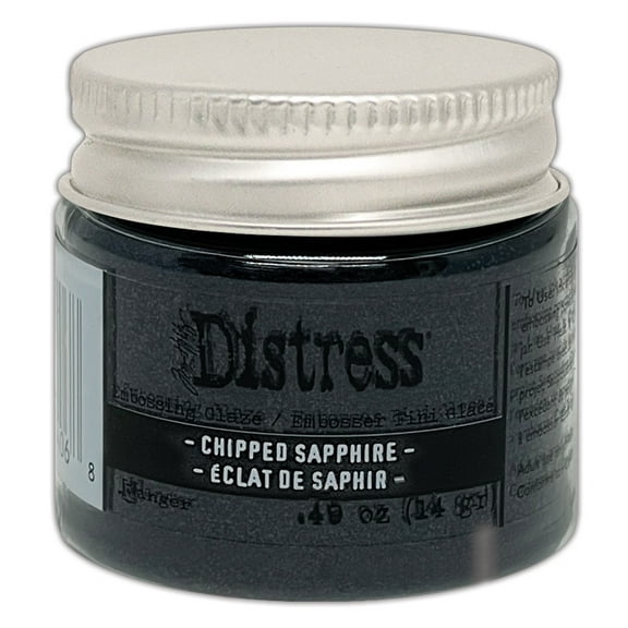 Tim Holtz Distress Embossing Glaze-Chipped Sapphire
