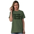 thumbnail image 3 of US Army Logo Hubby Defending Freedom Women Plus Size Graphic Tee Tees Brisco Brands 4X, 3 of 4