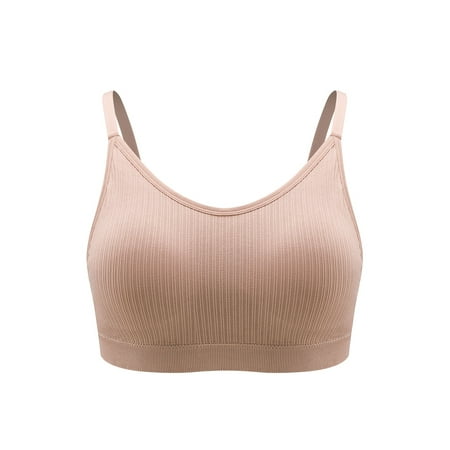 

Plus Size Wireless Bras For Women Comfort Workout Sports Bra Low-Impact Activity Sleep Bras Comfortable Full Coverage Soft And Breathable Fabric