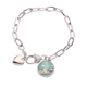 thumbnail image 1 of Pulsera de cadena de corazón de ilustracion de Navidad joyería encanto moda, 1 of 3