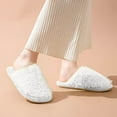 thumbnail image 3 of Oyedens Women's Men's Slippers Fuzzy House Shoes Warm Memory Foam Bedroom Slippers Indoor for Guest, 3 of 6