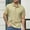 Khaki, variant on CYiJun George Mens Knit Waffle Polo Shirts Short Sleeve Solid Color Lightweight Casual Golf Polo Shirts Collared T Shirt