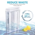 thumbnail image 3 of Pichet d'Eau Filtre Réservoir d'Eau Potable 4 Étapes Filtre Composé Haute Capacité d'Eau Sans Bpa Réduit TDS Conteneur Abs de Qualité Alimentaire Indicateur LCD 3.5 Litres, 3 of 9