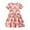 AB280 Pink, variant on Dress For Toddler Girls Cartoon Print Short Sleeve Crew Neck Dresses Comfortable Soft Little Girls Casual Summer Street Playwear Dress Size 3 Years Multicolor