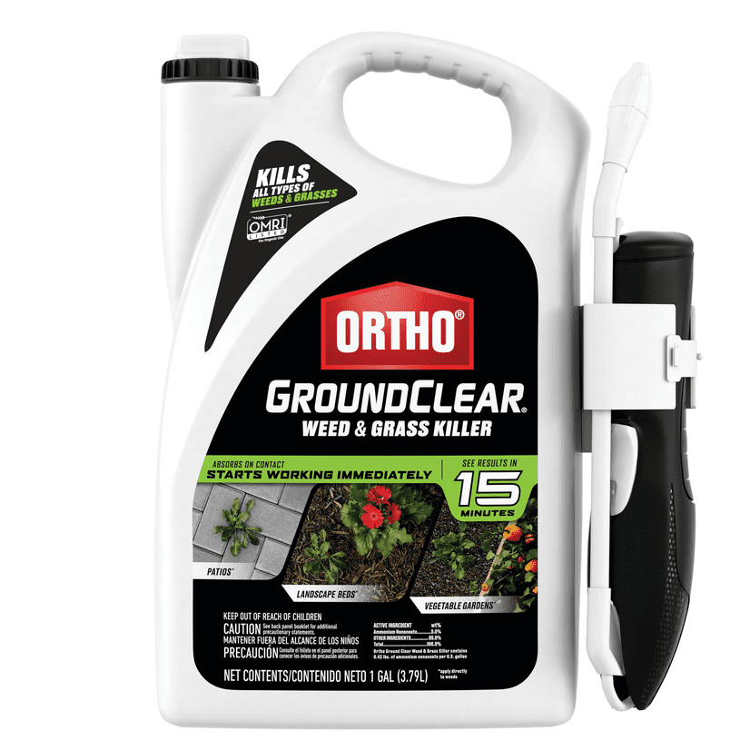 Ortho Groundclear Weed & Grass Killer Ready-to-Use, 1 gal., Acts On Contact