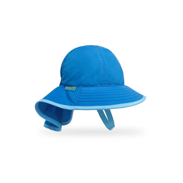 Sombrero Baby SunSprout de Sunday Afternoons con Protección UPF 50+ Azul Eléctrico