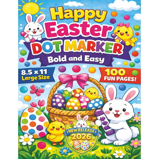 Libro de actividades Happy Easter 22 x 28 cm, publicación independiente